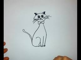 Kolay Kedi Cizimi How To Drawing Cat Youtube
