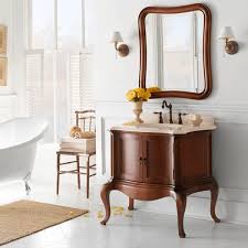 Widespread faucet and includes a white porcelain basin. Kitchen Bath Cabinetry Vanities And Furniture