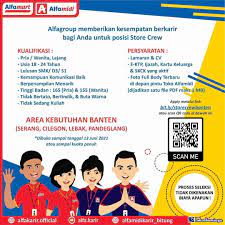 Alfamart atau pt alfa mitramart utama didirikan oleh pt. Lowongan Kerja Crew Store Alfamart Bandung 1