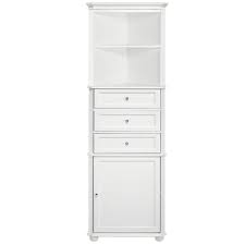 Find great deals on ebay for bathroom corner cabinet. Home Decorators Collection Hampton Harbor 23 In W X 13 In D X 67 1 2 In H Corner Linen Cabinet In White Bf 21893 Wh The Home Depot