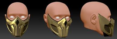 Sonya blade speaks in new movie footage. Scorpion Mask Mortal Kombat 11 3d Printable Model Etsy