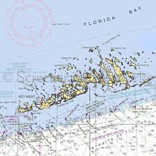 Florida Key West Lower Keys Nautical Chart Decor