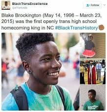 Can't believe it's been 10 years. Blake and I were the same age but he  looks so young now. Keep supporting Black trans kids, now more than ever.