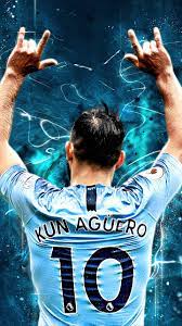 Football wallpaper and poster design. Kun Aguero 720x1280 Wallpaper Teahub Io