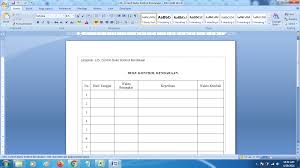 Buku tamu contoh buku tamu 11. Contoh Format Buku Kontrol Kendaraan Operasional Sekolah Massalam Com