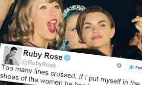 Ruby Rose voices disapproval of Kanye West's 'misogynistic' Taylor Swift  track