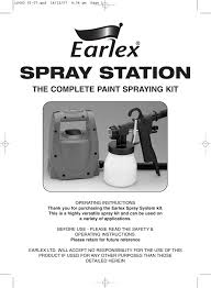 Earlex 0hv1900us3 Instructions Assembly Manualzz Com