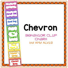 behavior clip chart behavior management chevron 3