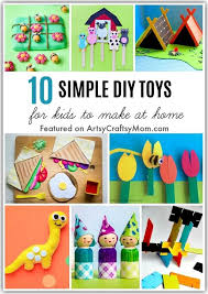 10 Easy Diy Toys To Make At Home Diy Toys Easy Diy Toy Craft