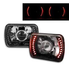chevy s10 1982 1993 red led black chrome sealed beam projector headlight conversion a128sxc7199 topgearautosport chevy s10 1982 1993 red led black chrome sealed beam projector headlight conversion