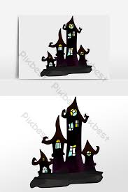 Maybe you would like to learn more about one of these? Drawing Halloween Haunted House Castle Illustration Elements Png Images Psd Free Download Pikbest