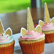 24pcs paper cupcake toppers(double sided unicorn horn and ears) + 24pcs paper. Unicorn Cupcake Toppers Unicorn Birthday Unicorn Party Supplies Unicorn Horn 12ct Walmart Com Walmart Com