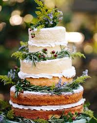 100 Wedding Cakes That Wow Unfrosted Wedding Cake Wedding Cake Rustic Wedding Cake Inspiration