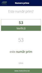 Descompunerea numerelor întregi în factori primi, se înmulțesc toți factorii primi comuni, la puterile cele mai mici. Numere Prime For Android Apk Download