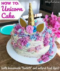 Easy diy cake & cake pops recipes, tutorials & decorations. How To Unicorn Cake With Homemade Funfetti And Natural Dyes