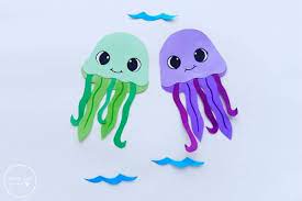 Maybe you would like to learn more about one of these? Cute Paper Jellyfish Craft For Kids Free Template Mombrite