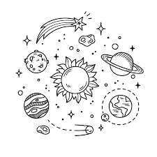Space Doodle Illustration By Sudowoodo Space Doodles Space Drawings Doodle Illustration