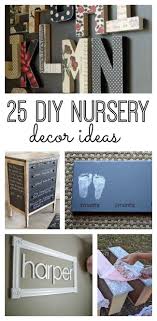 25 Diy Nursery Decor Ideas Baby Nursery Diy Diy Nursery Decor Diy Nursery