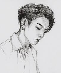 How to draw suga bts easy pictures in here are posted and uploaded by adina porter for your how to draw suga bts easy images collection. Pencil Drawing Of Bts Members Novocom Top