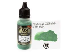 I started painting using reapers learn to paint kit which had you water down regular paint to make a wash and the results with that were ok but i was amazed at how much better my results were using. 73205 Vallejo Washes Green Shade 17ml