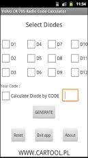 The next step would be to click on the volvo radio code generator software application tool to open it. Volvo Cr705 Radio Code Calc 1 0 Free Download