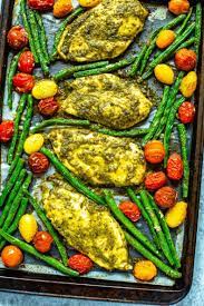 2 Ingredient Baked Pesto Chicken The Girl On Bloor