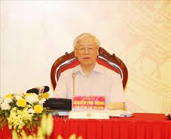 Tại buổi làm việc, tổng bí thư, chủ tịch nước nguyễn phú trọng bày tỏ vui mừng trở lại thăm kiên giang đúng dịp lễ giỗ tổ hùng vương, tết cổ truyền chol chnam thmay của đồng bào khmer và cả nước chuẩn bị kỷ niệm 44 năm giải phóng hoàn toàn miền nam, thống nhất đất nước; Tá»•ng Bi ThÆ° Chá»§ Tá»‹ch NÆ°á»›c Nguyá»…n Phu Trá»ng Chuáº©n Bá»‹ Tá»• Chá»©c Tháº­t Tá»'t Ä'áº¡i Há»™i Ä'áº£ng Bá»™ Cong An
