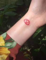 54 Ideas Tattoo Thigh Words Ink Small Tattoos Red Tattoos Red Lotus Tattoo