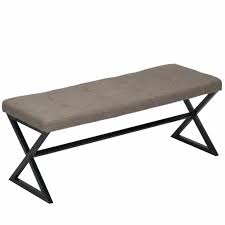 Roseville Upholstered Faux Leather Bench Leather Bench Upholstered Bench Bedroom Upholstered Bench