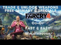 Revolucionario open world co op: Far Cry 4 Trade Unlock Free High Level Weapons With Co Op Players Auto Crossbow 50 Cal Gameplay Youtube