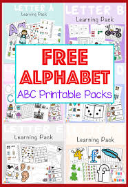 These alphabet printables are just what you. Free Alphabet Abc Printable Packs Fun With Mama