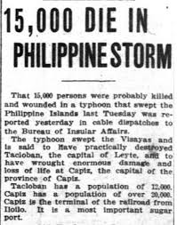 This page contains reference examples for newspaper articles, including print and online versions, as well as news websites and academic research databases. 1912 Philippines Typhoon Destroyed Tacloban And Killed 15 000 Real Science