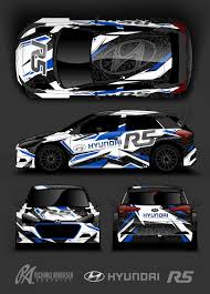 Richard Andersen Hyundai R5 Wrap Design Car Competitions Car Wrap Design Car Wrap