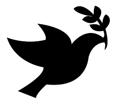 Black And White Peace Sign Clipart Peace Dove Peace Dove Png Peace Dove Peace Bird Christmas Stencils