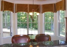 Kitchen window styles can dramatically enhance a kitchen's appeal, value and design. Kitchen Valance Ideas Bay Window Living Room Windows Dining Room Window Treatments Dining Room Windows