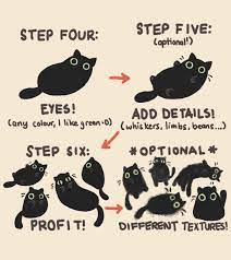 I'd like to modify the processing code to interrupt the draw loop for five seconds and. Li Borb Is Love Void Cat Is Life On Twitter How To Draw Void Cat A Not So Reliable Guide By Me D