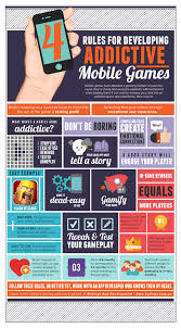Rules For Developing Addictive Mobile Games Infographic Apps Business Games How To Technology Video Game Development Mobile Game Video Game Tester Jobs