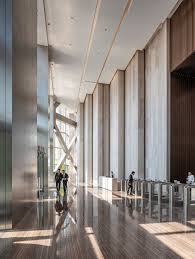 平安金融中心南塔by kohn pedersen fox kpf interior design room divider design