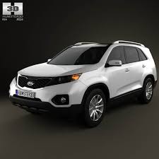 3d Model Of Kia Sorento With Hq Interior 2011 Kia Sorento Kia Sorento Interior Model