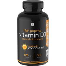 Buy vitamin d3 tablets from simply supplements. Sports Research Vitamin D3 With Coconut Oil 125 Mcg 5 000 Iu 360 Softgels Iherb