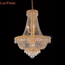Us 41229 Laiting Beleuchtung Dia 60 Cm Klassische Gold Vintage Retro Luxus Kristall Kronleuchter Italienischen Hängen Esszimmer Lampe Freies
