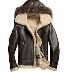 Men Real Leather Sheepskin Raccoon Fur Detachable Hood Winter Jacket Winter Jackets Detachable Hood Sheepskin Jacket