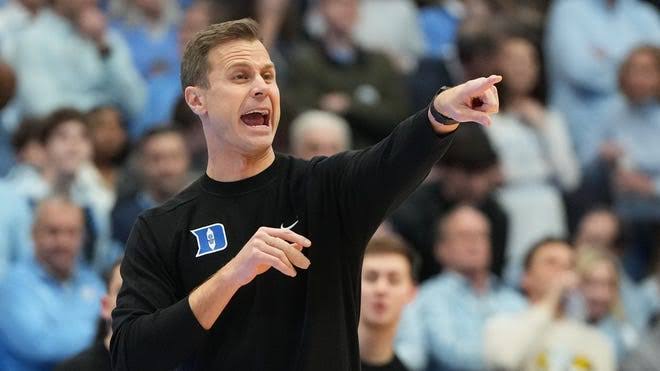 Jon Scheyer says Duke staff members punched after UNC win