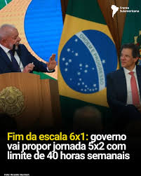 MUDANÇAS | Diante do impasse na subcomissão que discute o fim da escala  6x1, o governo Lula decidiu apresentar um relatório próprio para substituir  o texto do deputado Luiz Gastão (PSD-CE), que