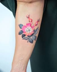See more ideas about hip tattoo, body art tattoos, thigh tattoo. Rosehip Tattoo By Mavka Leesova Tattoogrid Net
