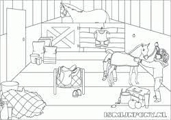 Op kleurplaten 24 hebben we wat je zoekt! Kleurplaat Paardenstal Gif Paardenzijntop