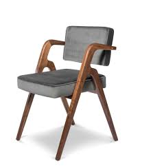 Contemporary Dining Chair In Walnut With Upholstered Seat And Back By Luteca In 2020 Contemporary Dining Chairs Dining Chairs Chair