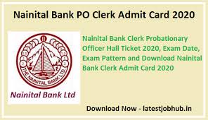 Find the direct links to know more about the exam procedure and application here. Nainital Bank Po Clerk Admit Card 2020 Released Clerk Probationary Officer Hall Ticket Latest Job Hub