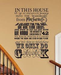 In This House We Do Geek Sml V1 Customizable Wall Decal Etsy In This House We Storybook Nursery Wall Decals