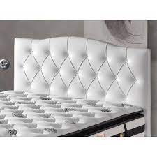 Yatak odası mobilyaları kategorisinde yatak ve bazanın yanı sıra şifonyerler ve komodinler de bulunmaktadır. Belletto Cift Kisilik Duru Lux Deri Baslik Beyaz 140 Cm Fiyati